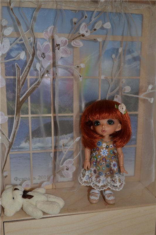 Сердца, цветы и шоколадный мишка (фото 2)