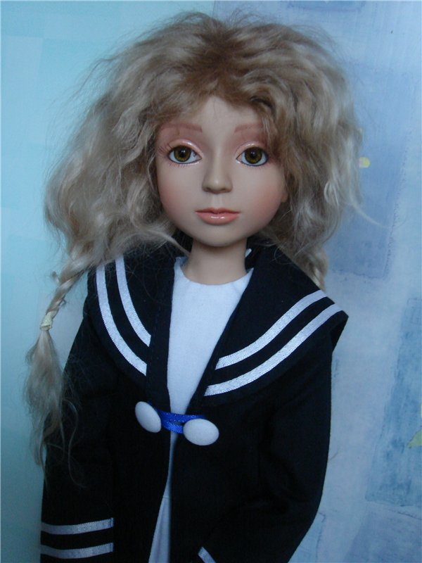 Коллекционная шарнирная девочка - винил Р. Тоннера, ООАК