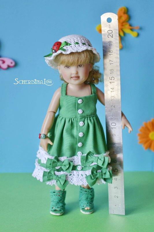 Летняя коллекция платьев для маленьких кукол