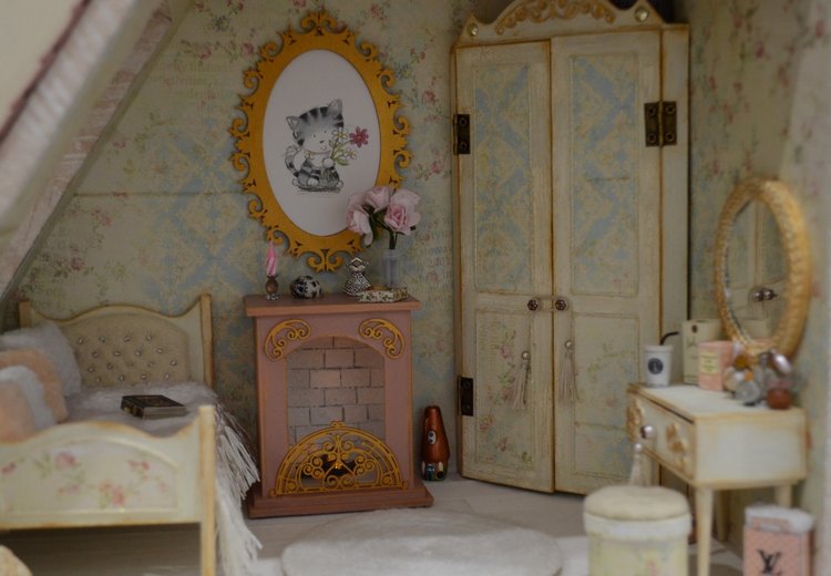 Девичья шкатулка-румбокс для кукол - Уютный чердачОК (фото 7)