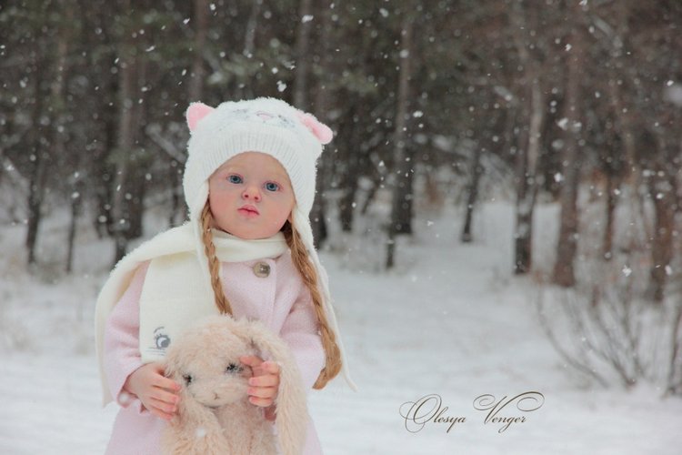 Любите ли вы Зиму так, как люблю ее я? Нэлли, кукла реборн Олеси Венгер