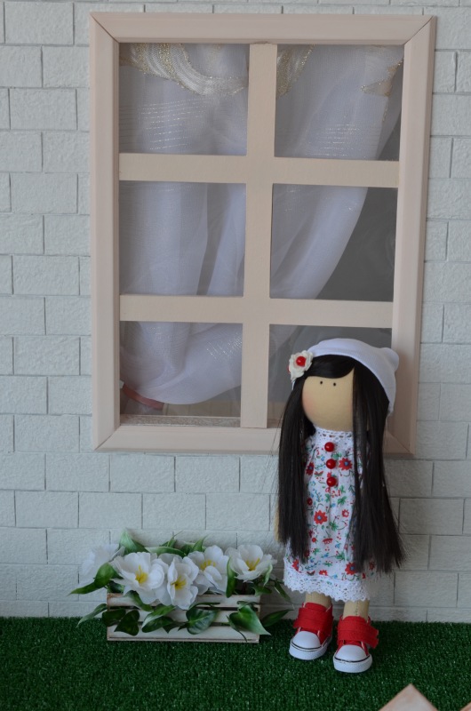 Большой румбокс с аксессуарами (фотозона 7в1) для кукол от 25 см