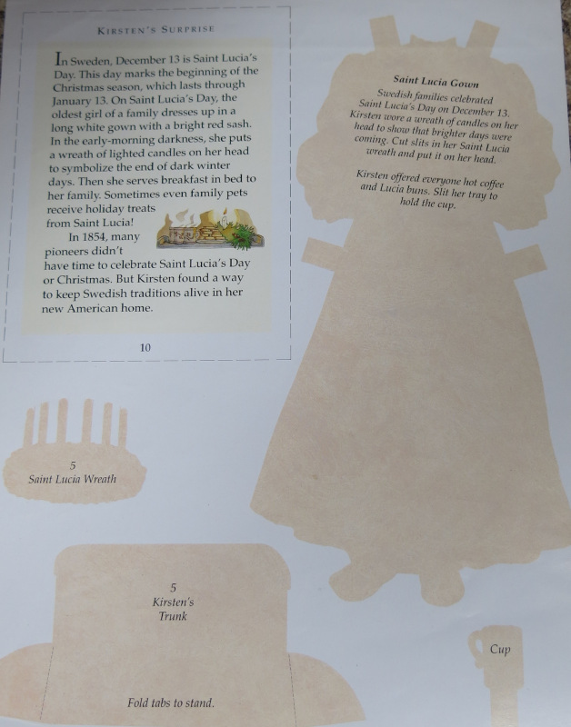 1.1 American Girl Бумажные куклы: Кирстен | Бэйбики 1.1 American Girl Бумажные куклы: Кирстен