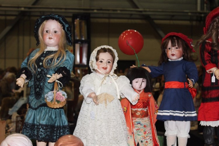 Выставка мишек, кукол и кукольной миниатюры в Голландии 2017 - часть третья