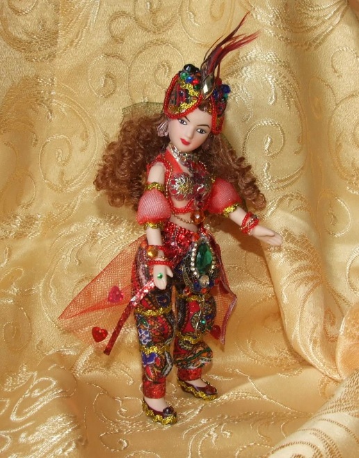 Мои сказочные образы и костюмы фарфоровых куколок (ООАК) к Новому 2018 году