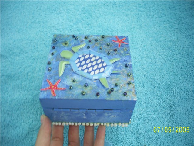 Шкатулка своими руками "Морское Дно" (фото 8)