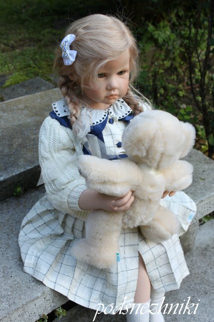 Летние девочки - редкие белокурые красавицы от Хильдегард Гюнцель для Walterhäuser Puppenmanufaktur