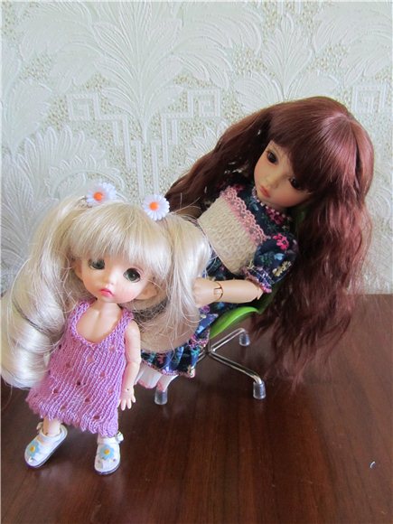 Аленка - модница. Кукла BJD