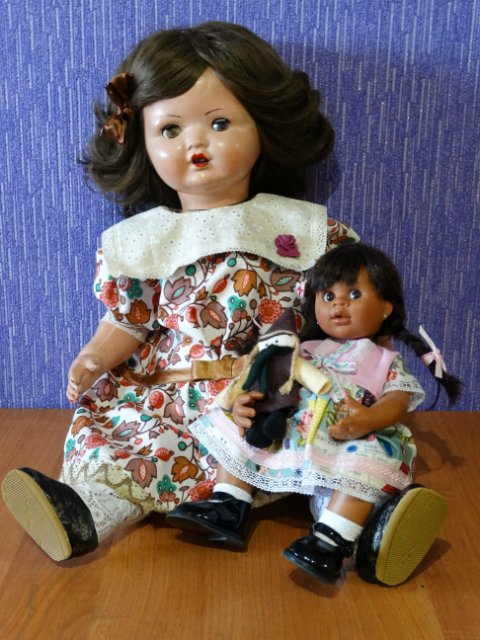 Восстановление старенькой английской куколки