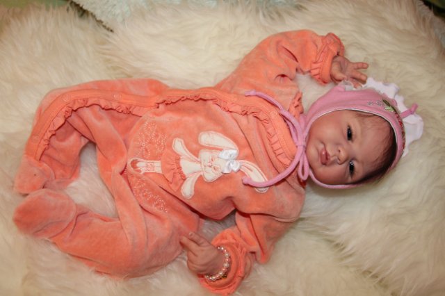 Нежная малышка реборн Маргарита (фото 7)
