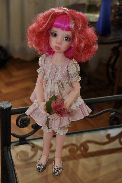 Розовая Лариса от Кайе Виггз - нежный бутончик (фото 8)