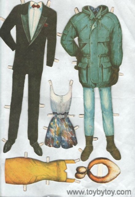 Бумажные куклы для вырезания моего детства