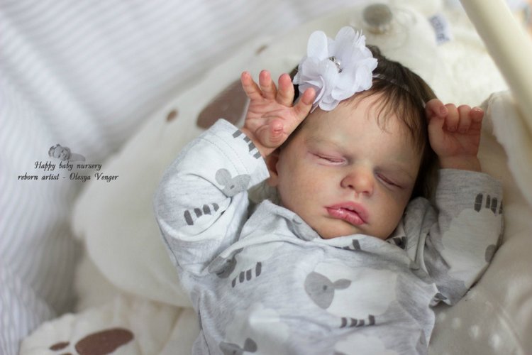 Настюшка - Прелестюшка. Кукла реборн Олеси Венгер (фото 8)