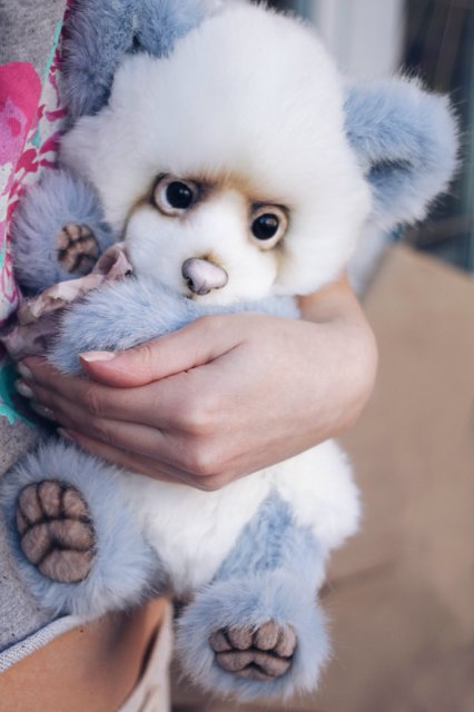 Медвежонок Митюшка. Авторские игрушки Татьяны Матляк