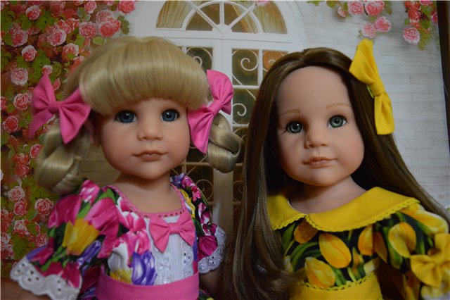 Весенние цветы для девочек Готц (фото 4)