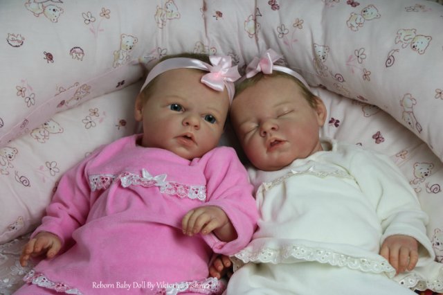 Близняшечки Ноа... Куколки реборн Виктории Вишни