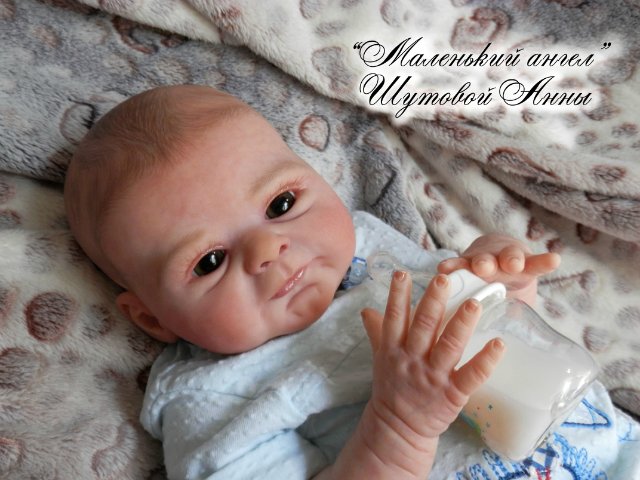 Маленький мужичок-хомячок Мишенька. Кукла-реборн Шутовой Анны (фото 2)