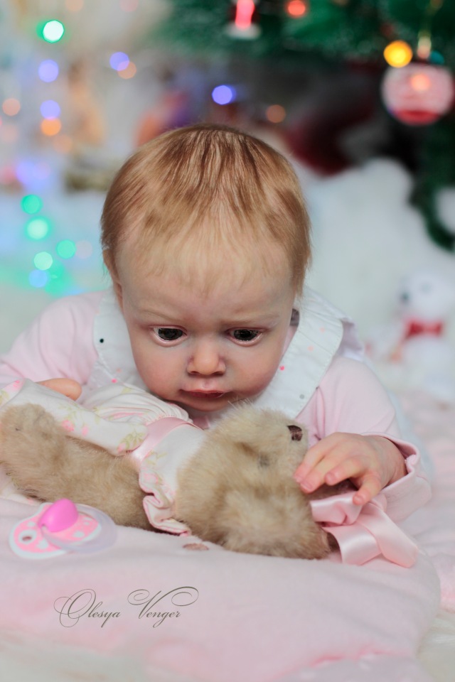 Моя Хлоя, мой любознательный Совенок, кукла реборн Олеси Венгер