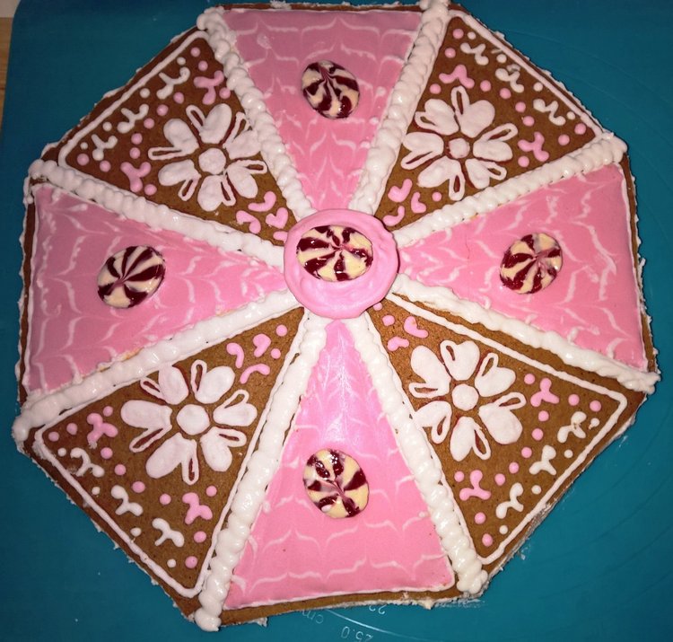 Для продвинутых в геометрии, или, Мой первый опыт изготовления пряничной карусели (с пошаговой съемкой)