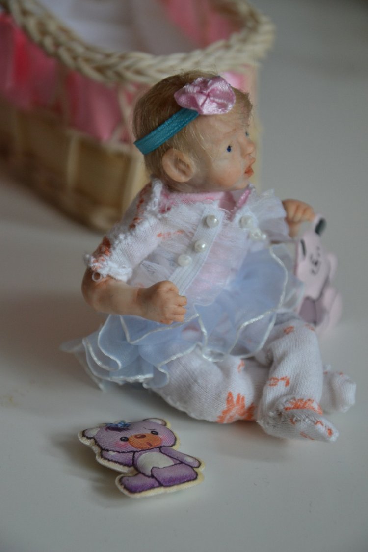 Мои мини малыши ООАК — Лепка авторских кукол: полимерная глина (фото 10)