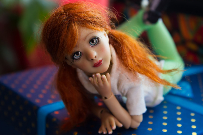 Моя "жемчужинка" Женька. Авторская шарнирная кукла Pearl Ирины Поздняковой P.I.A.Dolls (фото 7)