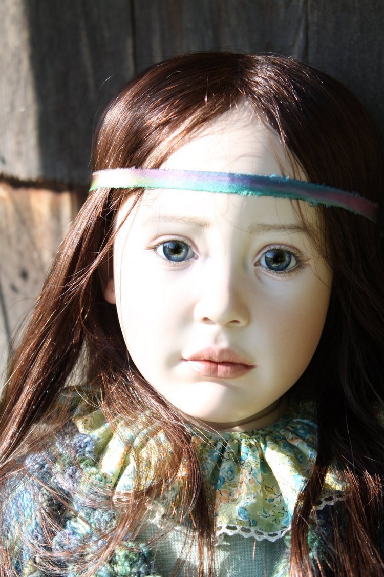 Процесс создания фарфоровых кукол - Джинн Гросс (Jeanne Gross). Часть Часть седьмая - Дети Цветов