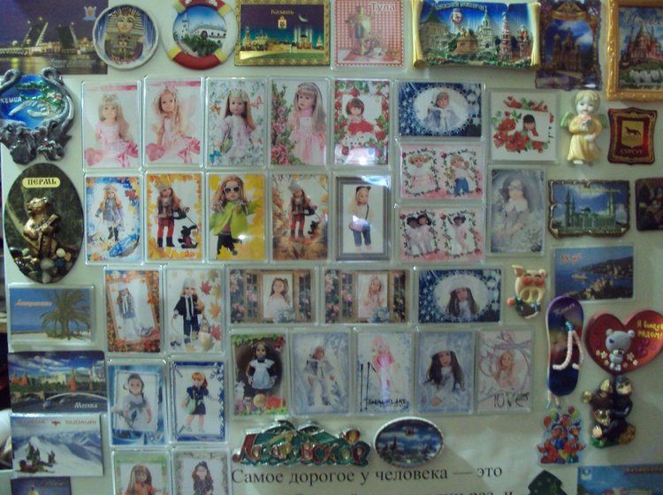 Магнитики для холодильника с куколками Готц