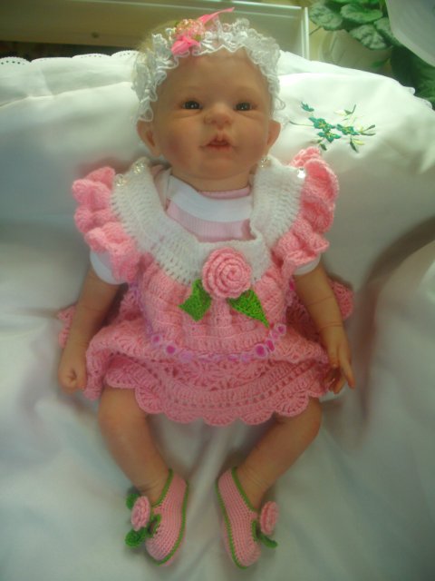 Моя малышка Снежинка дома! Реалистичная кукла реборн