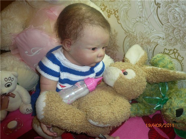 Мамина радость - Оленька! Кукла реборн Светланы Преображенской