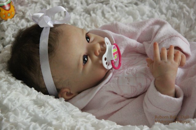 Девочка Кристочка... Куколка реборн Виктории Вишни