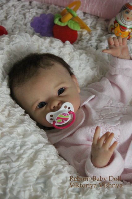 Девочка Кристочка... Куколка реборн Виктории Вишни