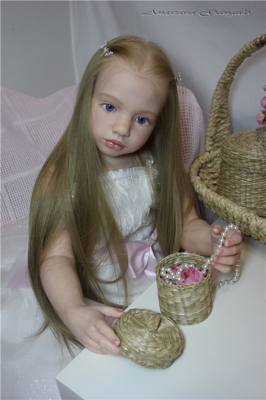 Ангелов много ни бывает. Ангелина. Кукла реборн Анастасии Гангало