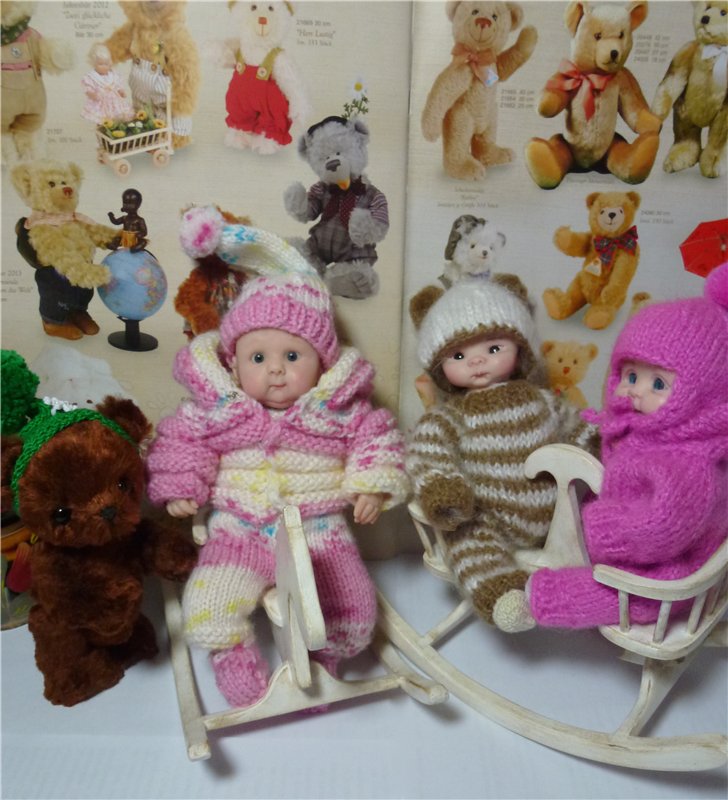 Сильвестор и малышки… Мех и полимерная глина