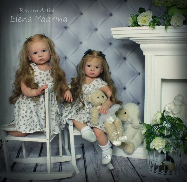 Сестрички. Куклы реборн Елены Ядриной