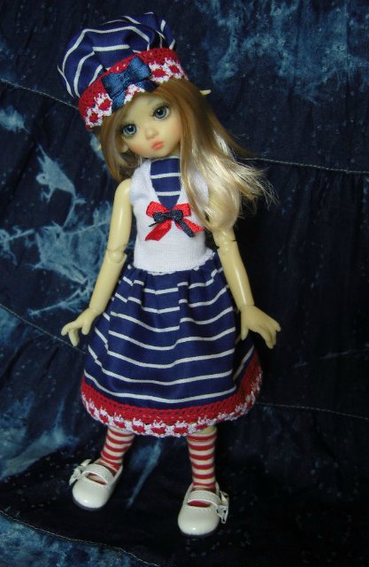 Хотим на море! (наряды в морском стиле для realpuki и Kaye Wiggs Lillie) (фото 6)