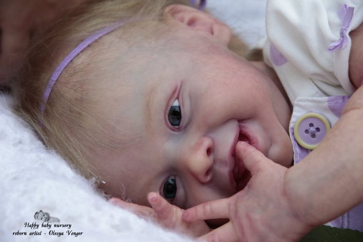 Мой солнечный лучик, моя радуга, мое счастье, моя Милена, Миленочка, Милеша. Кукла реборн Олеси Венгер