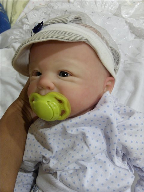 Томми улыбашка реборн. Второй подходик к этому замечательному молдику (фото 5)