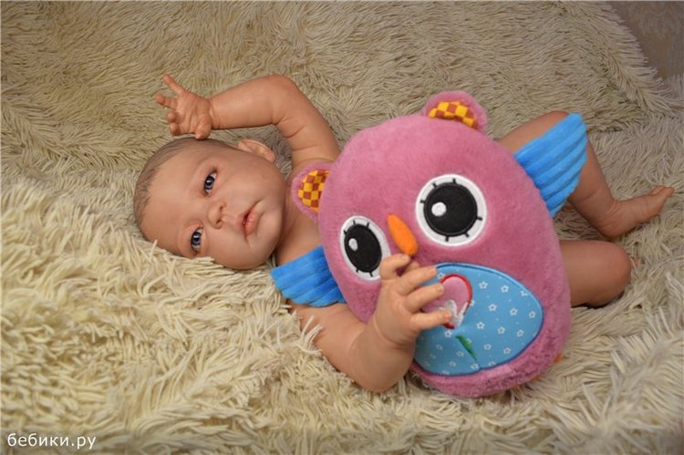 Кукла реборн Cameron модифицированный, силикон-винил (фото 2)