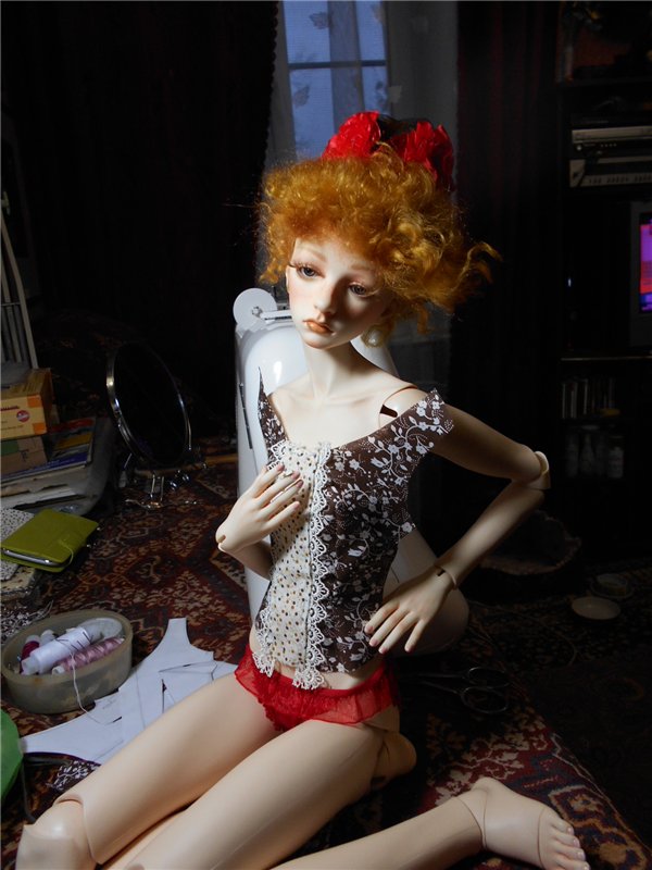 Платье для Стеши — Одежда и обувь для кукол своими руками: фото (фото 4)