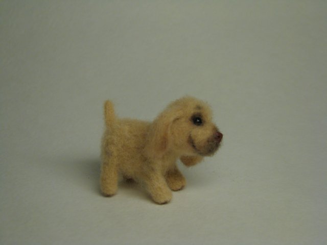 Маленький но верный друг. Авторская игрушка валянием Ольги Чернухо (фото 3)