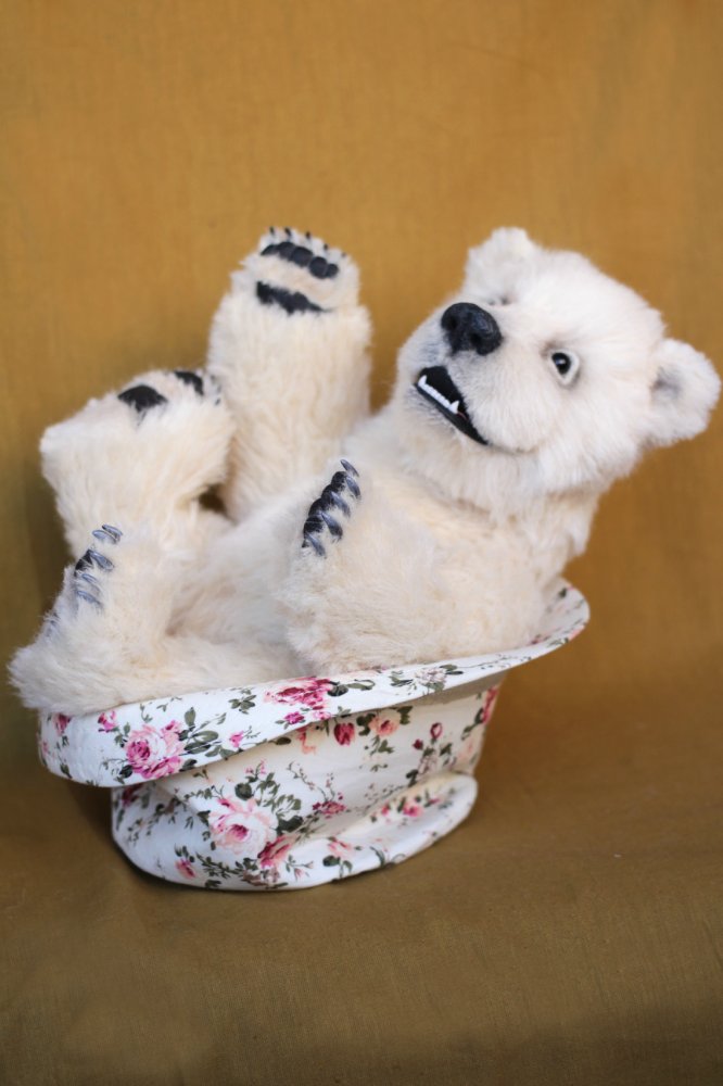 Нолан полярный медвежонок. Авторские игрушки ручной работы Татьяны Матляк