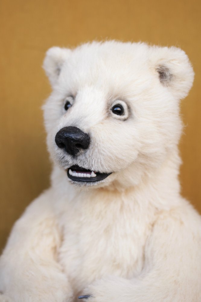 Нолан полярный медвежонок. Авторские игрушки ручной работы Татьяны Матляк (фото 2)