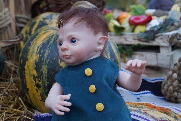 Осенний эльфик Ждан-кукла реборн Рязановой Елены (фото 5)