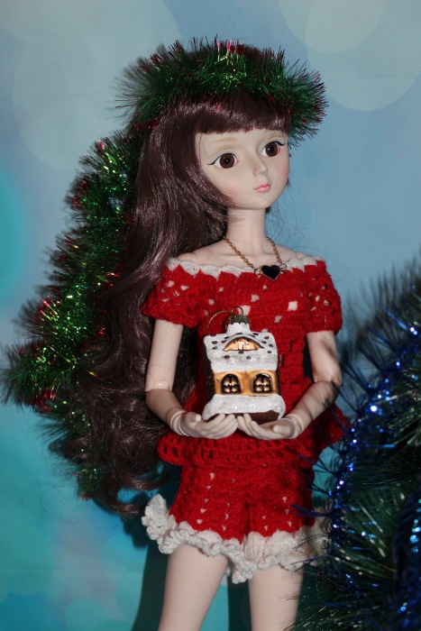 Кукла Лаура("Звезда подиума" 60 см) встречает Новый Год 2017 :) (фото 3)