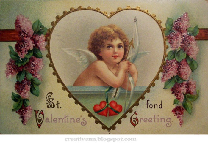 Старинные открытки с Денем Святого Валентина | Бэйбики Старинные открытки с Денем Святого Валентина