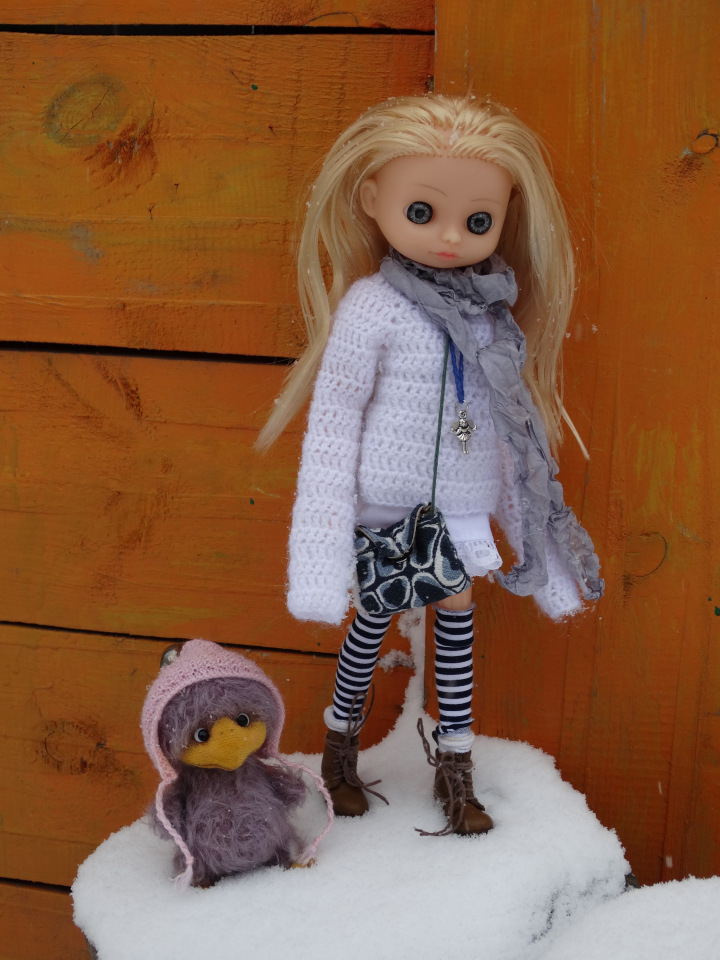 Мои птенчики. Ариша и её маленький друг