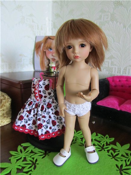 Аленка - модница. Кукла BJD