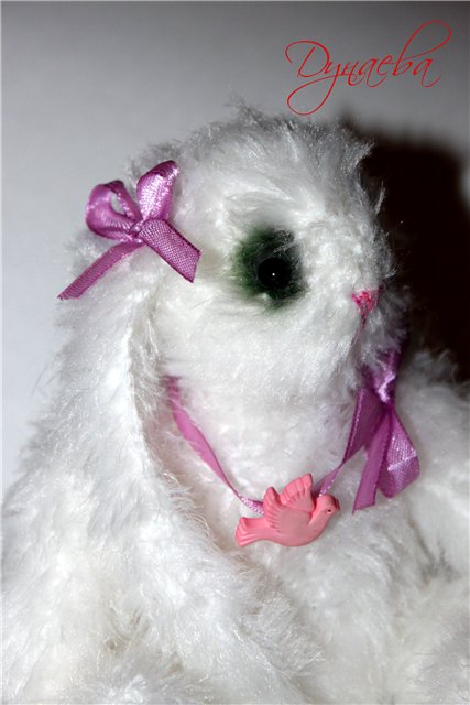 Зайка,вязаная игрушка