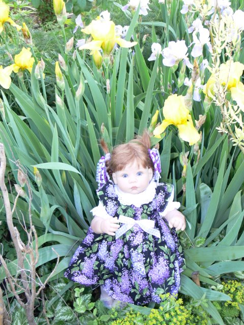 Как мы с Тиффани гуляли у мамы. Lee Middleton doll (фото 10)