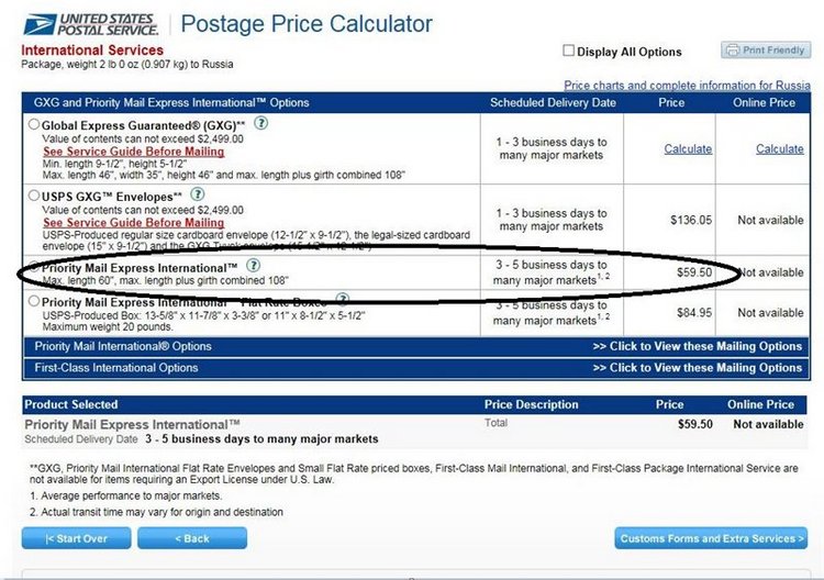 Отслеживание посылок из США в Россию. Памятка (фото 5)